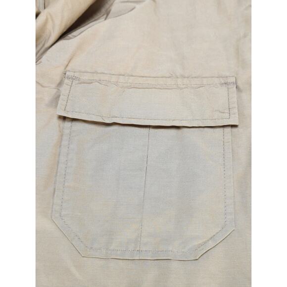 VTG LL Bean Mens M Tan Hooded Parka Jacket Field Coat Freeport Maine - Picture 11 of 16